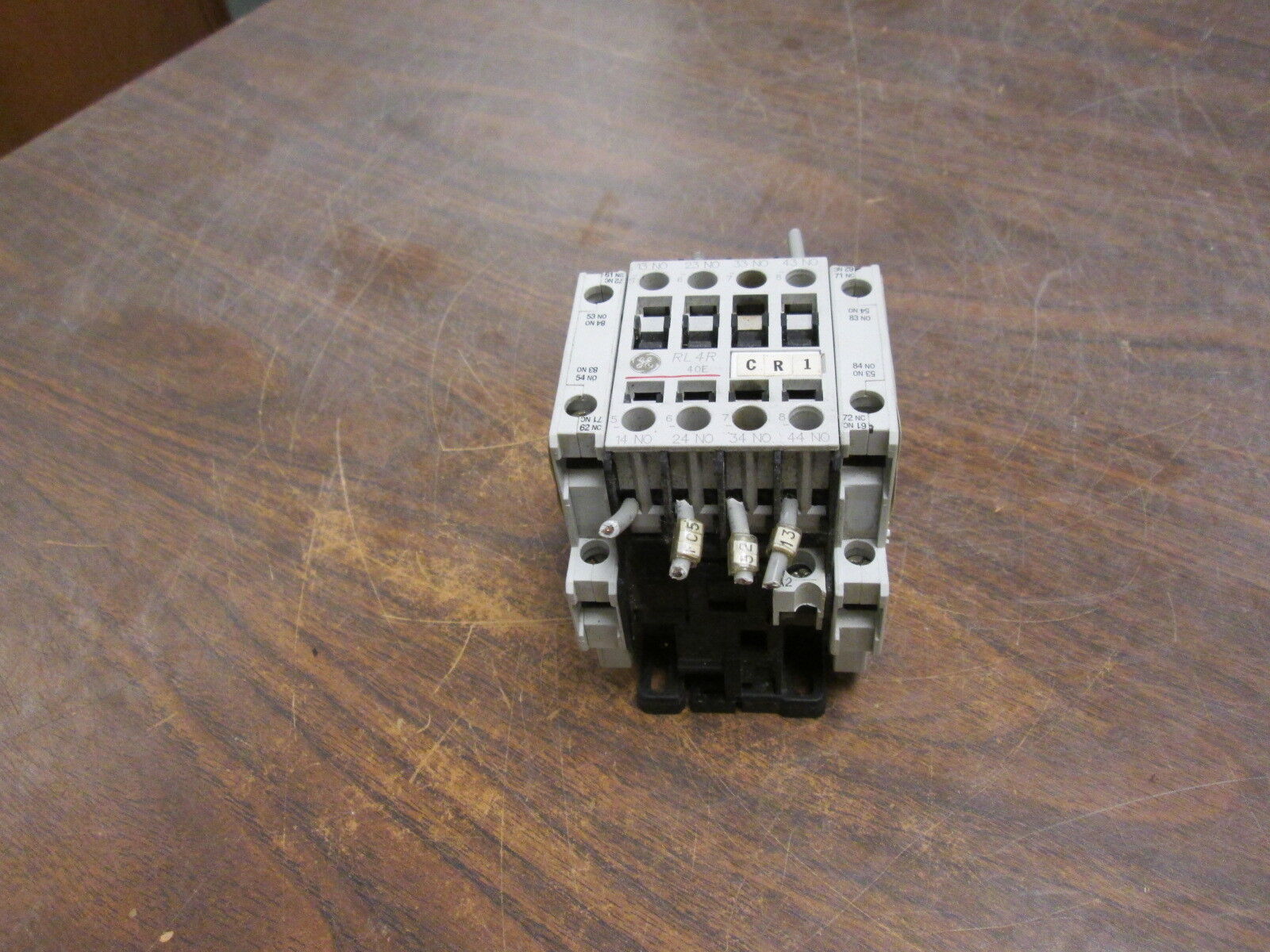 GE Contactor RL4RA022T 240V Coil 20A w/ Surge Suppressor Block Used