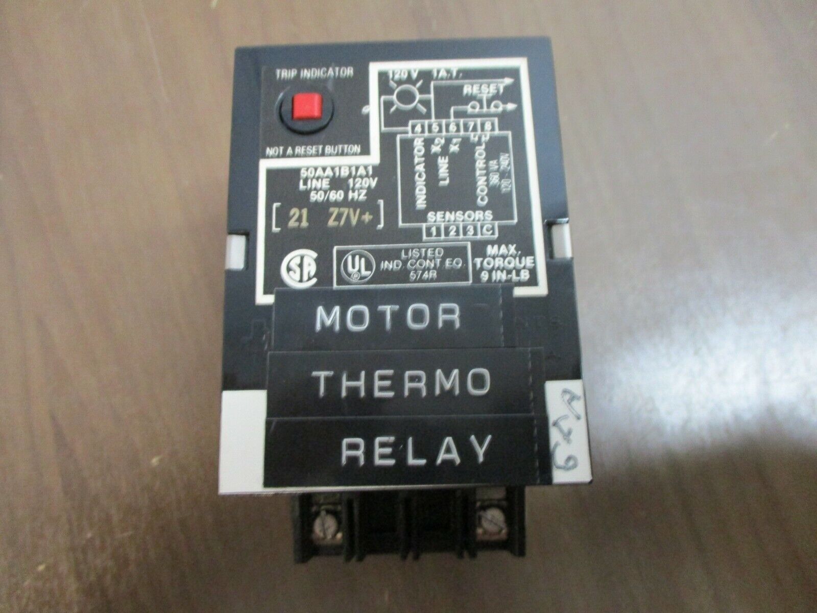 Texas Instruments Equipment Protection Module 50AA1B1A1 120V 50/60Hz Used