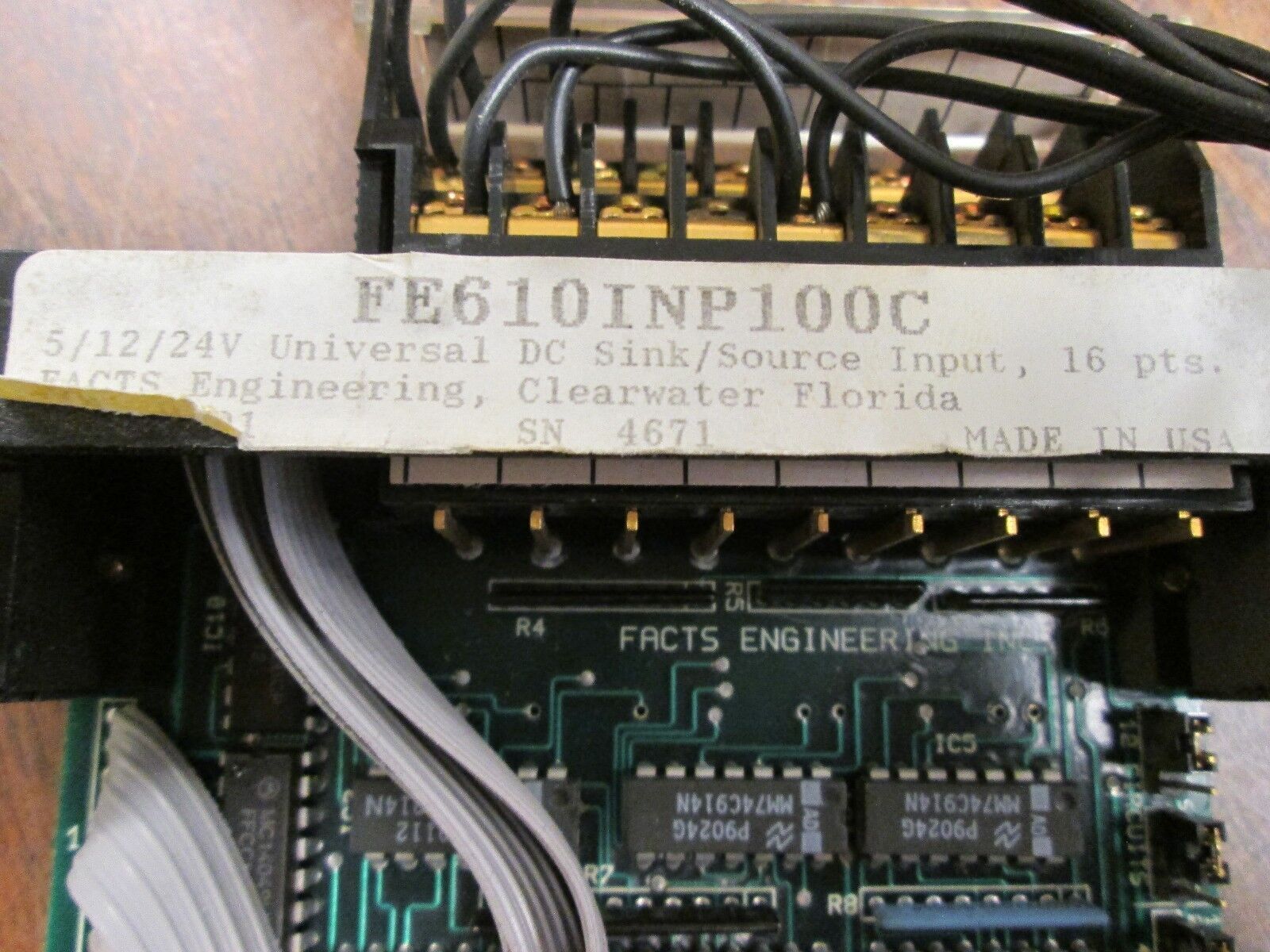 Facts Engineering DC Sink / Source Input FE610INP100C 5/12/24V 16 pts.