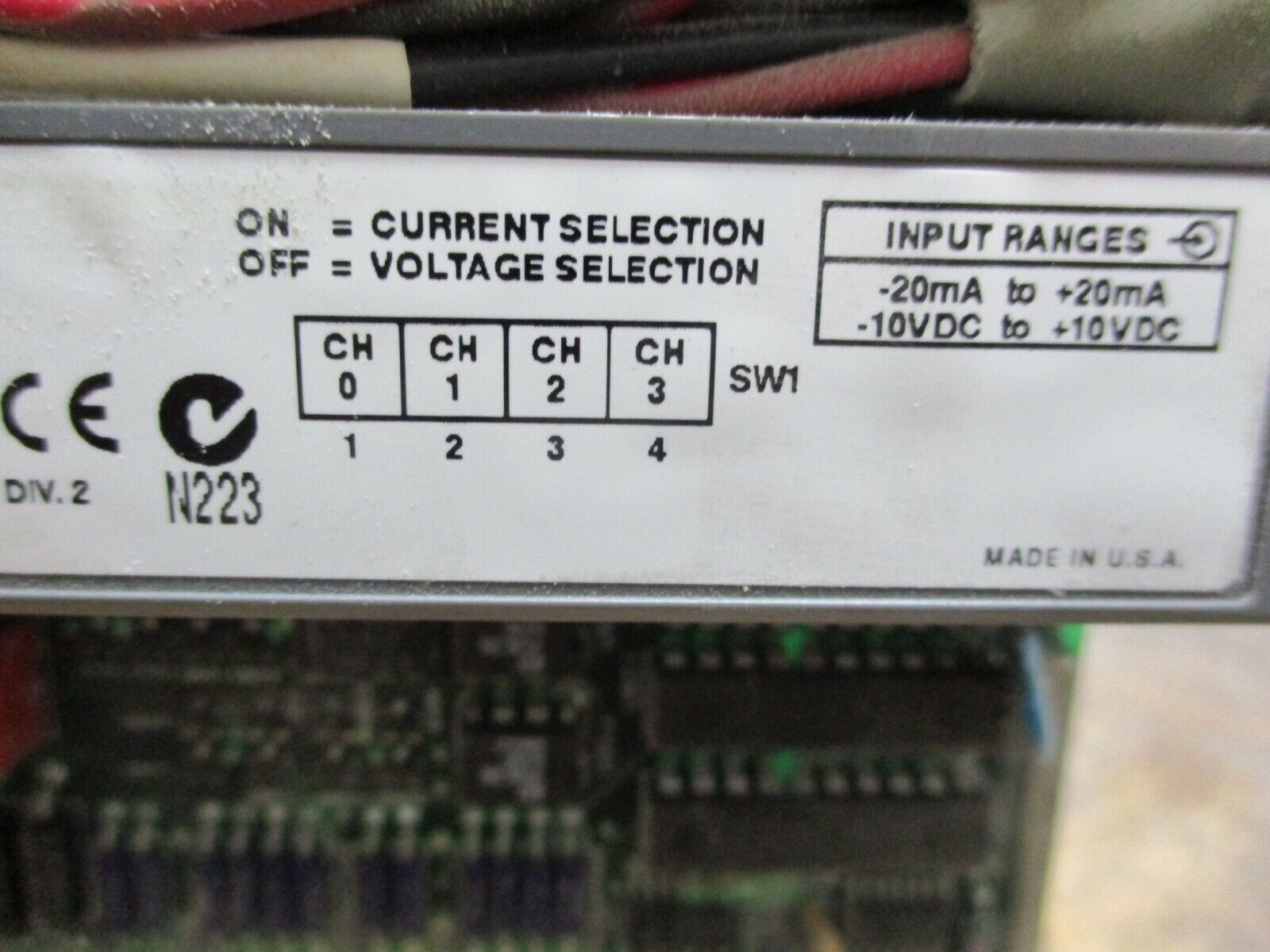 Allen-Bradley SLC 500 Analog Input Module 1746-NI4 Series A Used
