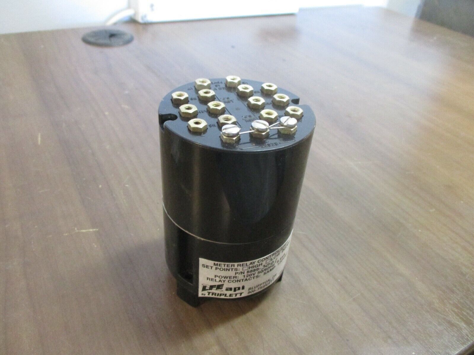 Triplett LFE/api Meter Relay Control Unit 1165870000  120V 50/60Hz New Surplus