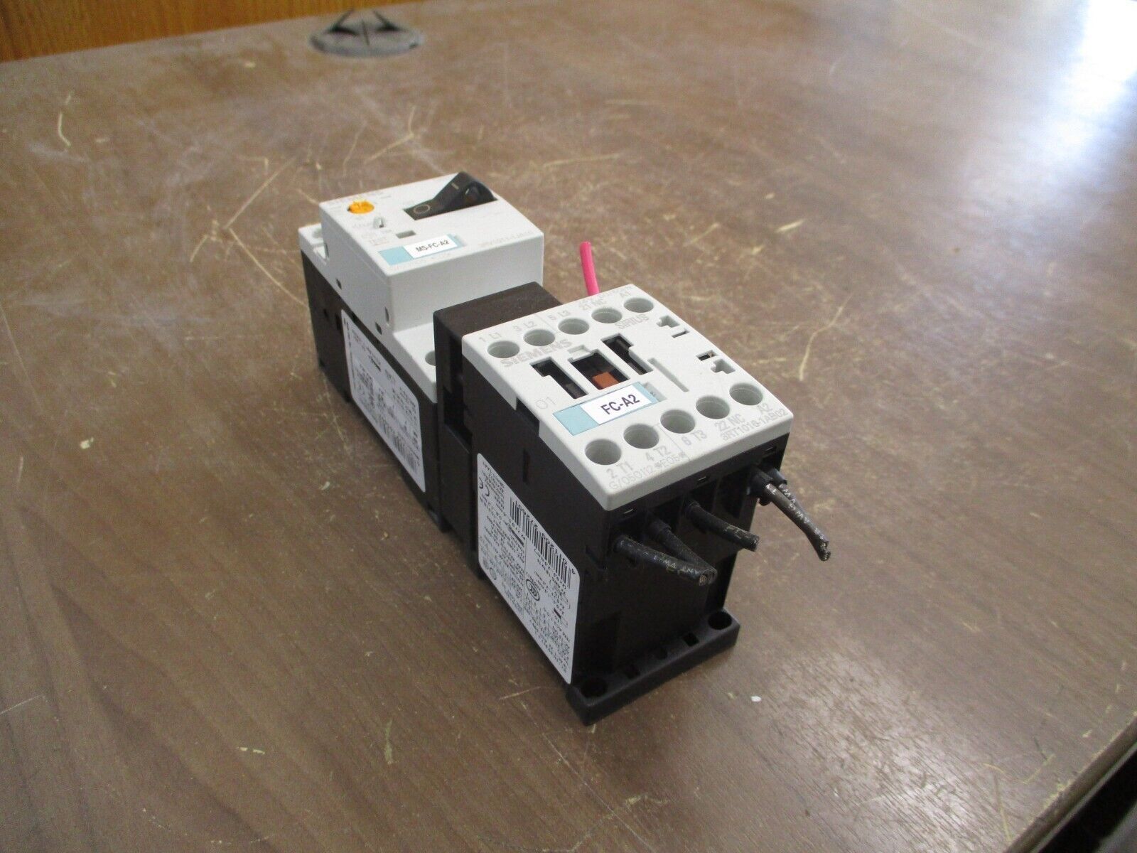 Siemens Sirius Starter 3RT1016-1AB02 / 3RV1011-1JA10 24V Coil Trip: 7-10A Used