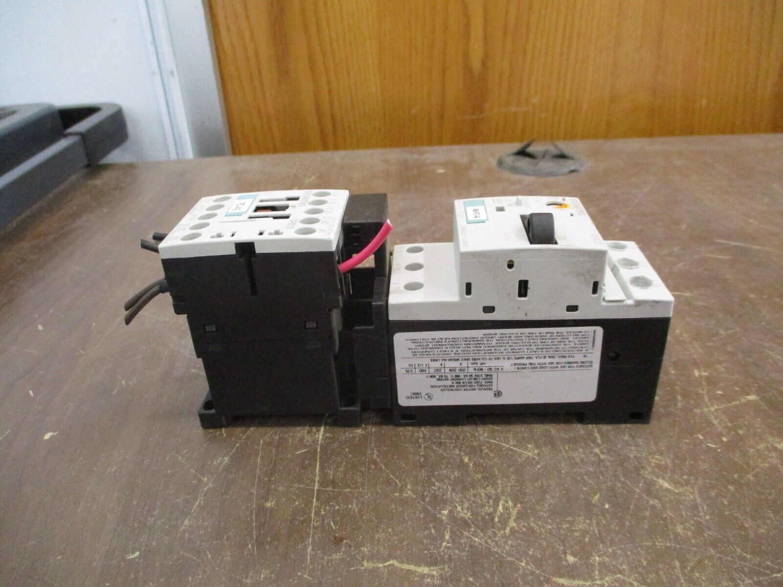 Siemens Sirius Starter 3RT1016-1AB02 / 3RV1011-1JA10 24V Coil Trip: 7-10A Used