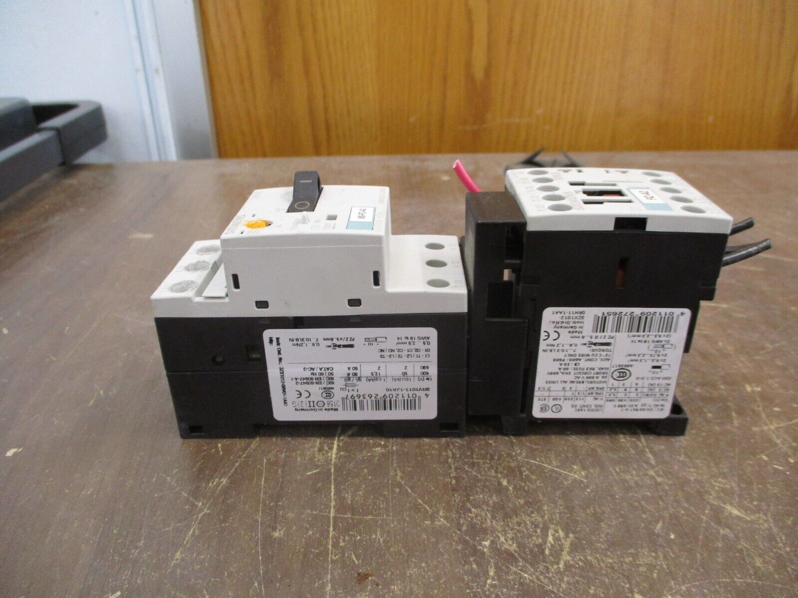 Siemens Sirius Starter 3RT1016-1AB02 / 3RV1011-1JA10 24V Coil Trip: 7-10A Used