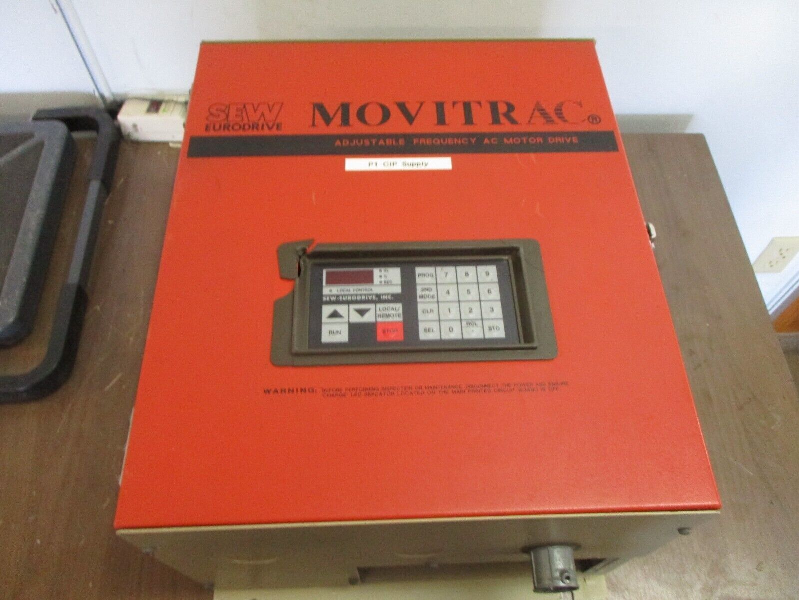Sew-Eurodrive Movitrac AC Drive B4616.0 15HP 3Ph *Cracked Keypad Case* Used