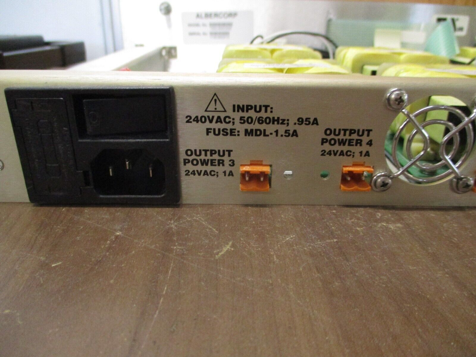 Emerson Alber BDSi Battery Monitoring Panel 1002-800C62E Used