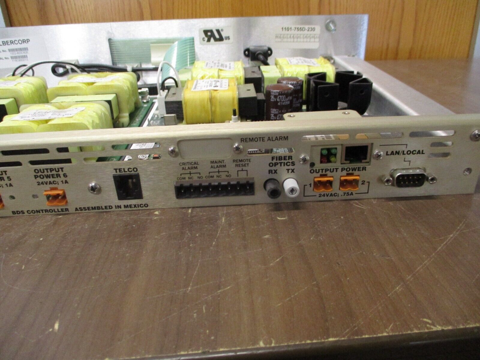 Emerson Alber BDSi Battery Monitoring Panel 1002-800C62E Used