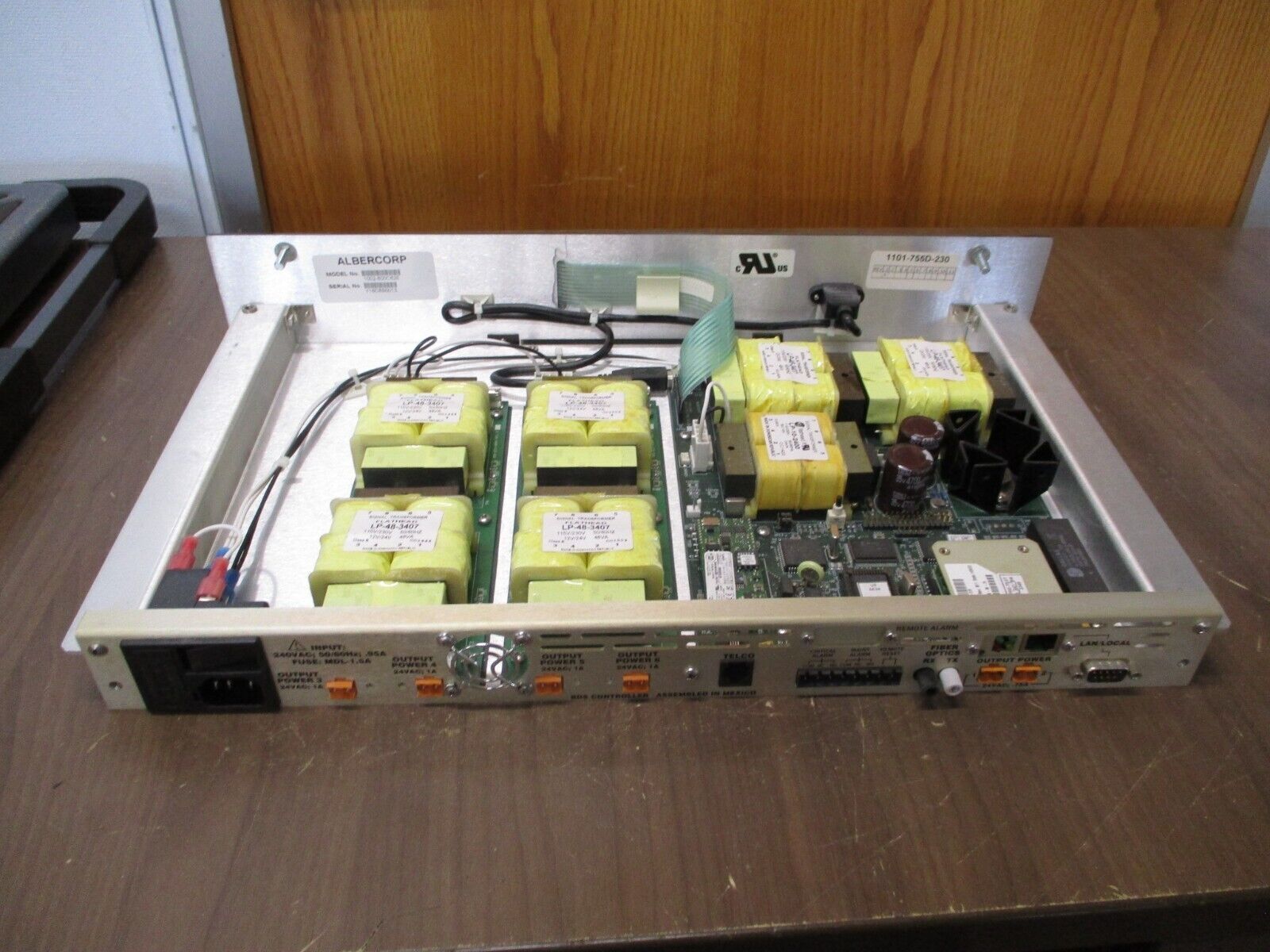 Emerson Alber BDSi Battery Monitoring Panel 1002-800C62E Used