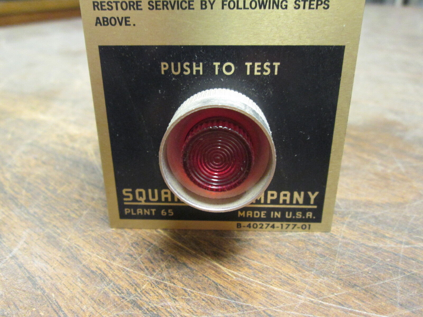 Square D Ground-Censor Type GP Monitor GP-MPI 120VAC Used