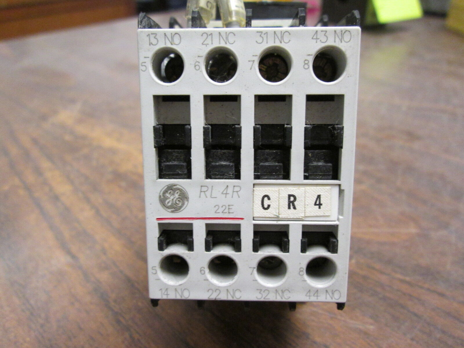 GE Contactor RL4RA022T 240V Coil 20A w/ Surge Suppressor Block Used
