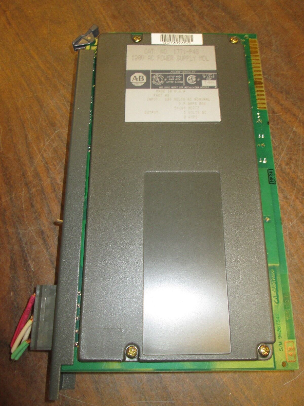 Allen-Bradley Power Supply Module 1771-P4S Used