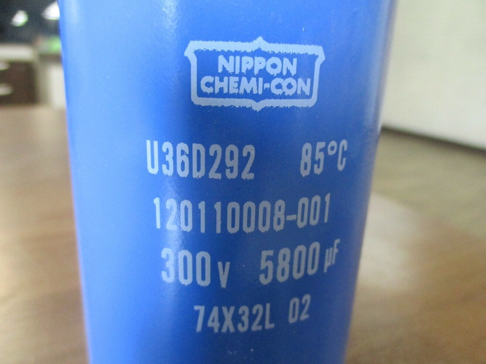 Nippon Chemi-Con Capacitor U36D292 300V 5800uF Used