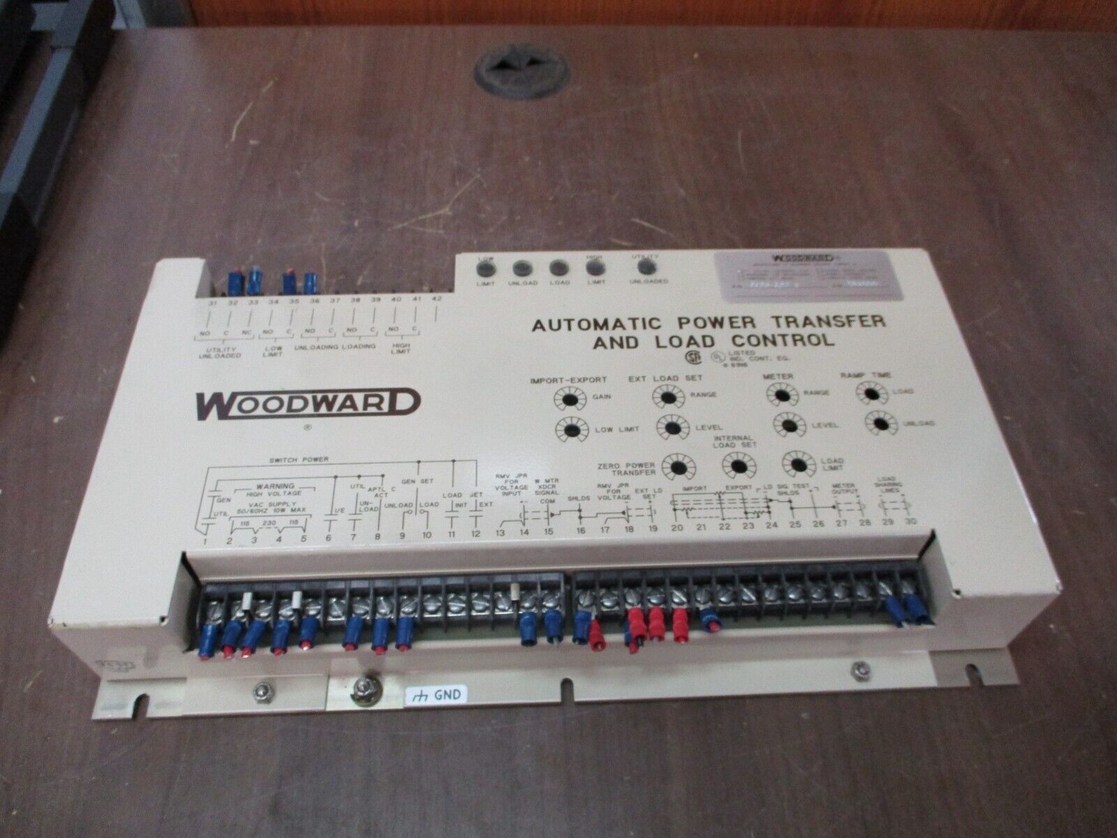 Woodward Automatic Power Transfer & Load Control 9905-007N Used