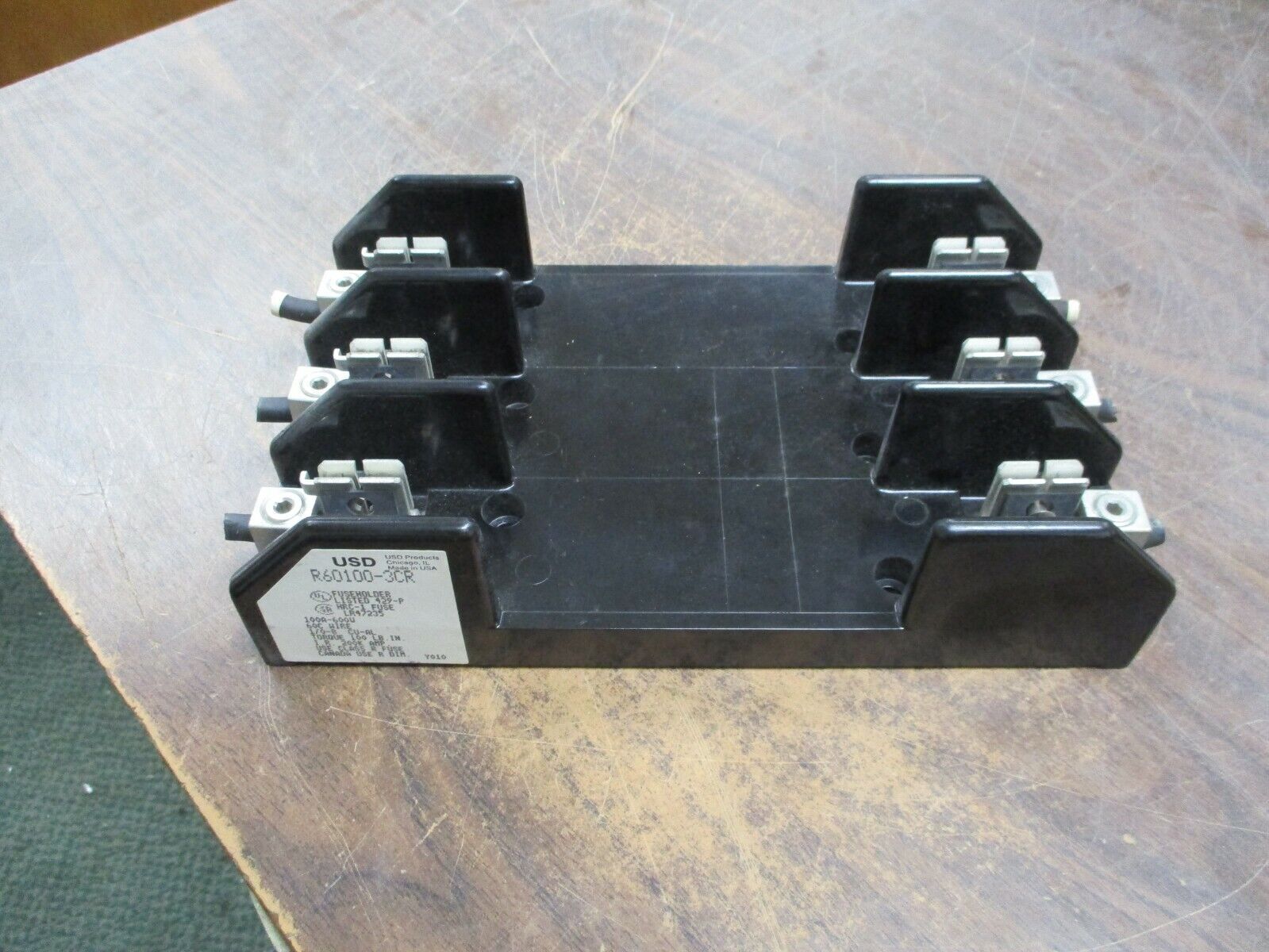 USD Fuseholder R60100-3CR 100A 600V 3P Used