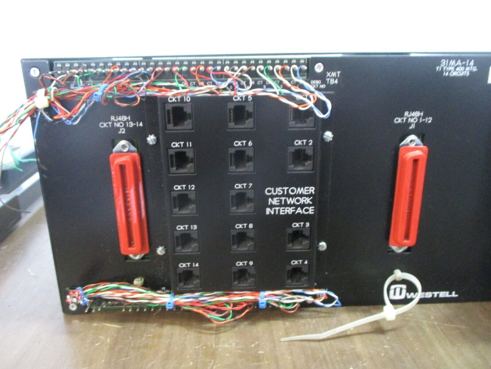 Westell T1 Far Loopback Shelf A90-31MA14D Rev. L Used