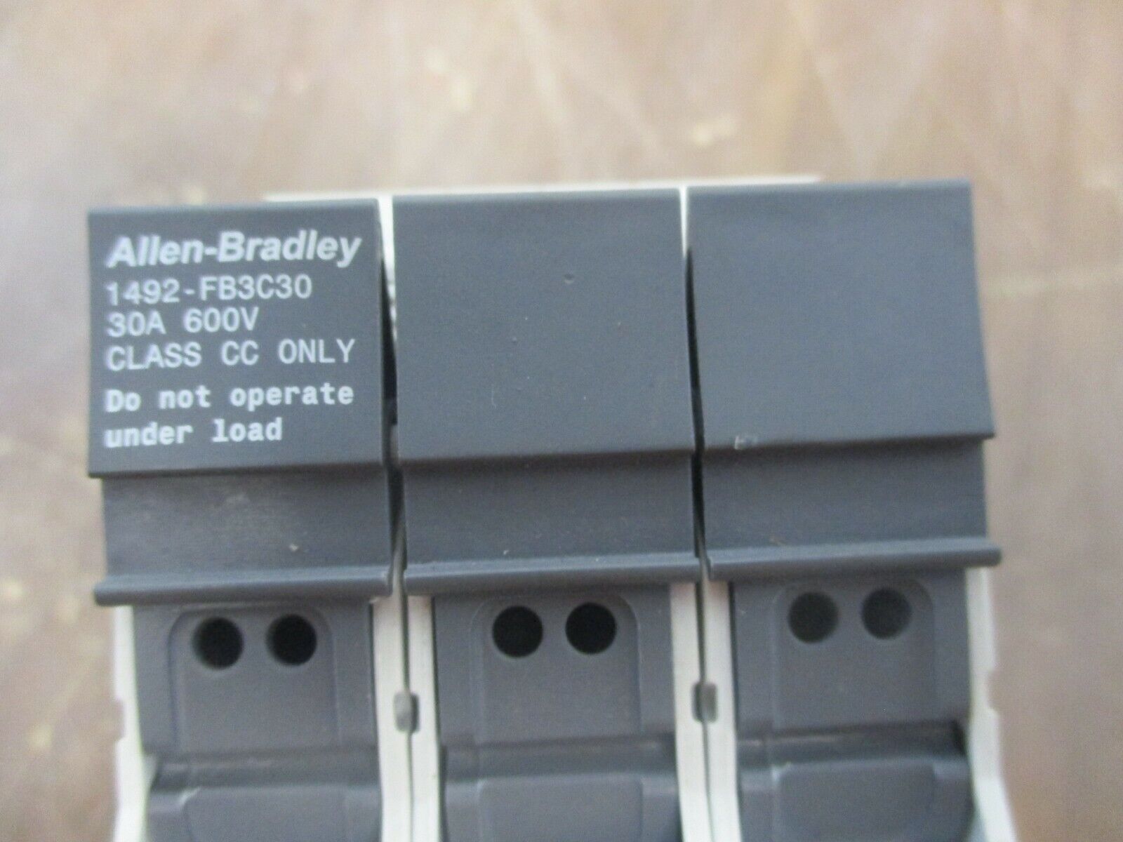 Allen-Bradley Fuseholder 1492-FB3C30 30A 600V 3P Used