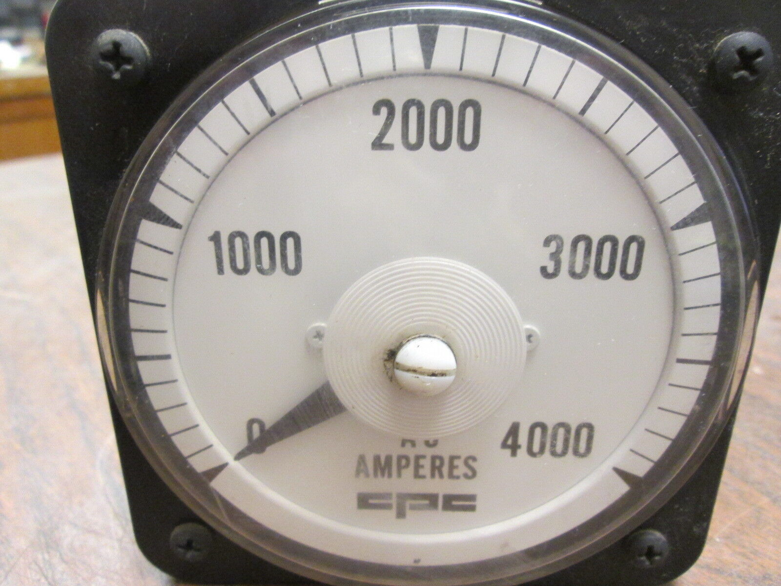 GE AC Ammeter 103131LSUE7BLD Range: 0-4000A Used