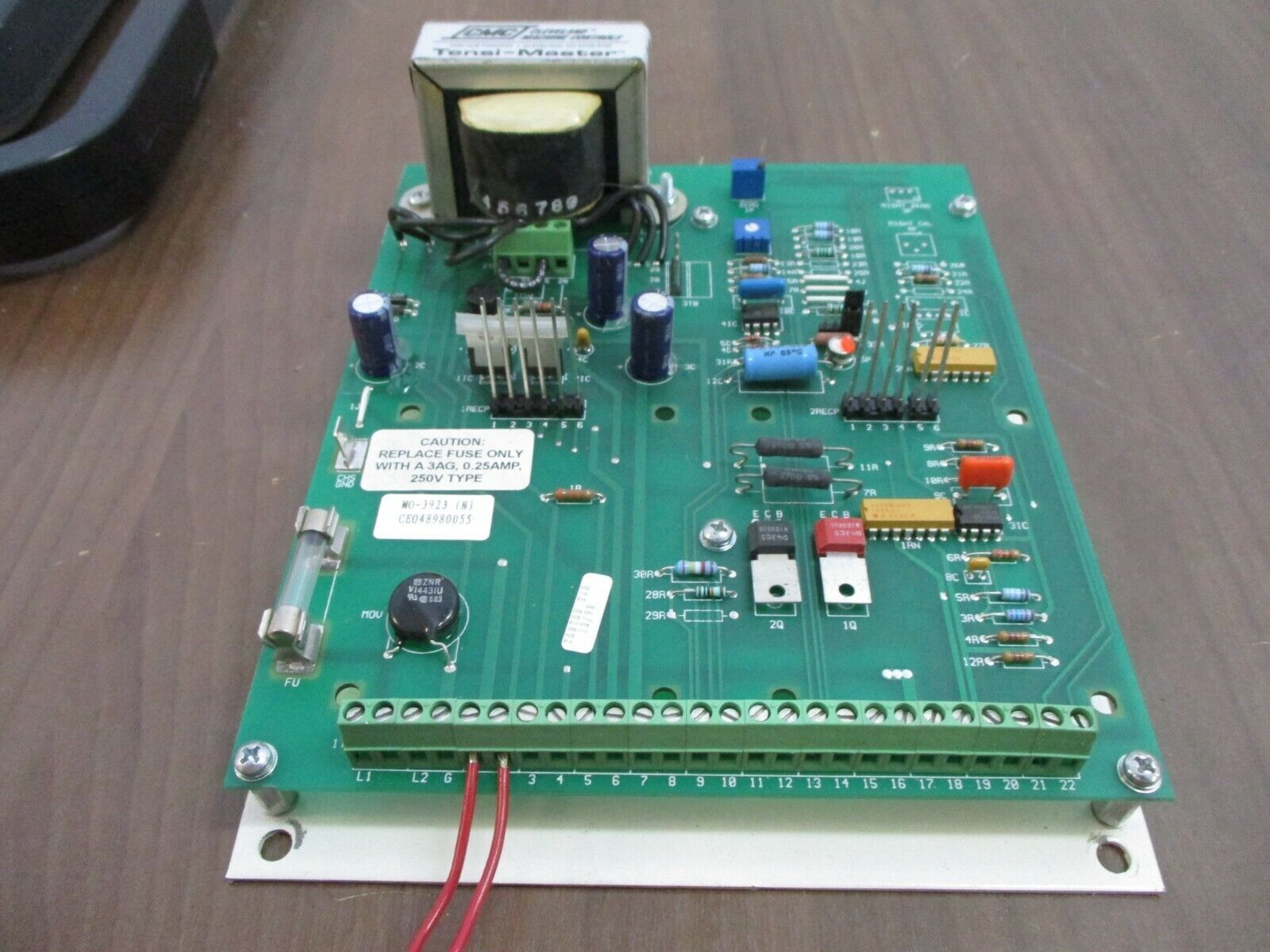CMC Web Tension Load Cell Board M0-3923 Used