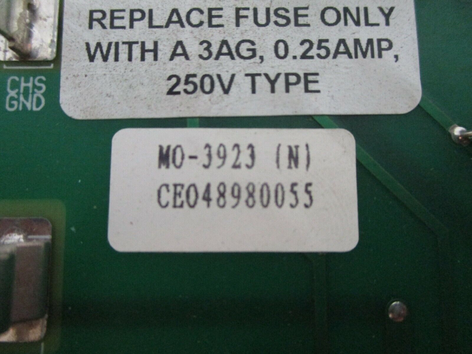 CMC Web Tension Load Cell Board M0-3923 Used