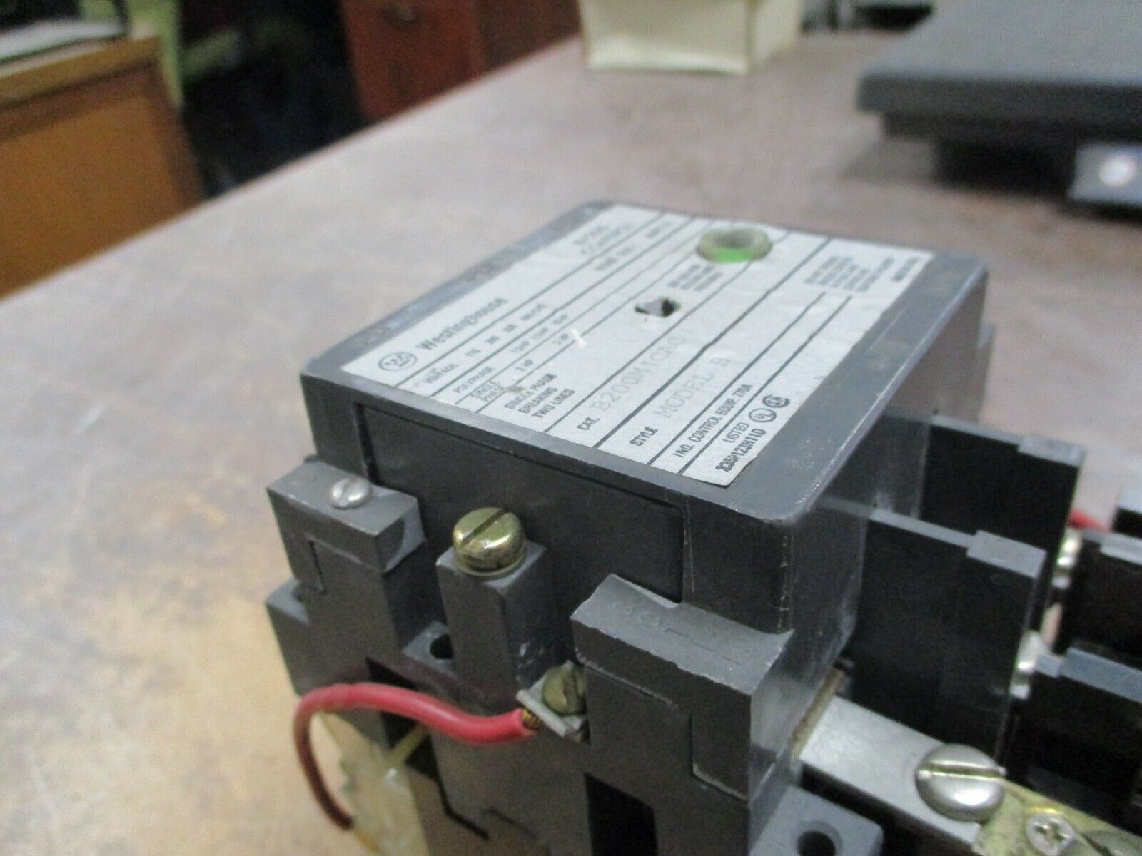 Westinghouse Size 1 Starter B200M1CAC 120V Coil 27A *Missing Reset* Used