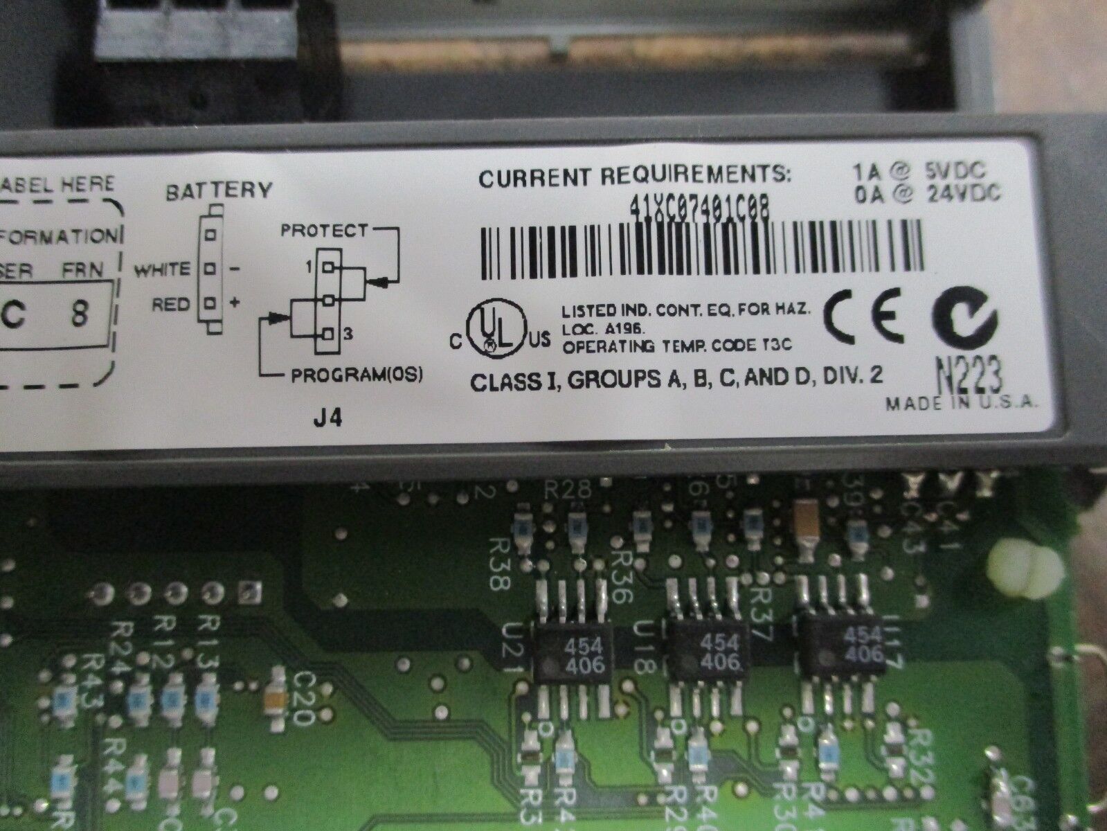 Allen-Bradley SLC500 Processor Unit 1747-L541 Ser C Proc Rev 7 Used
