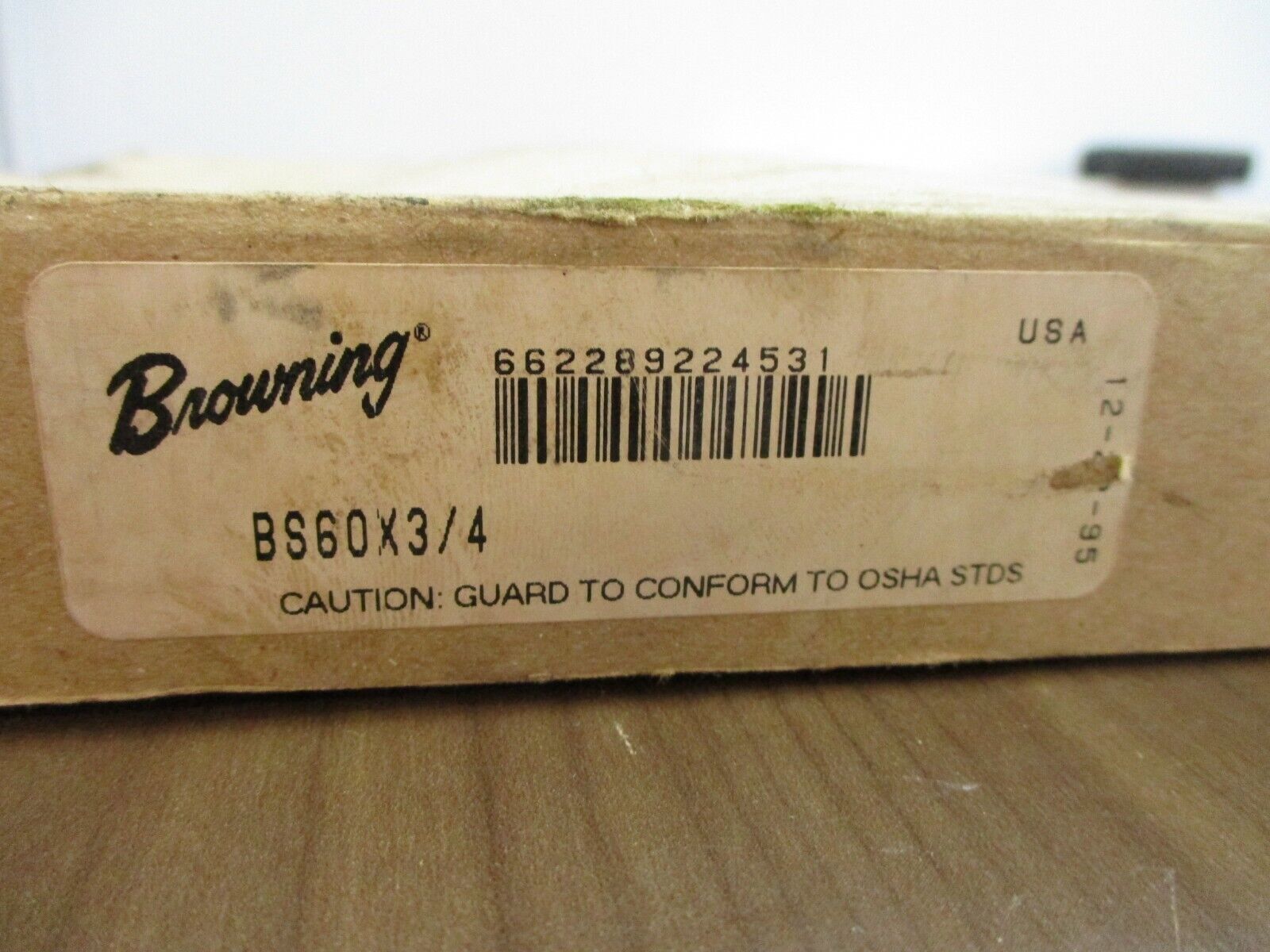 Browning Pulley BS60X3/4 New Surplus