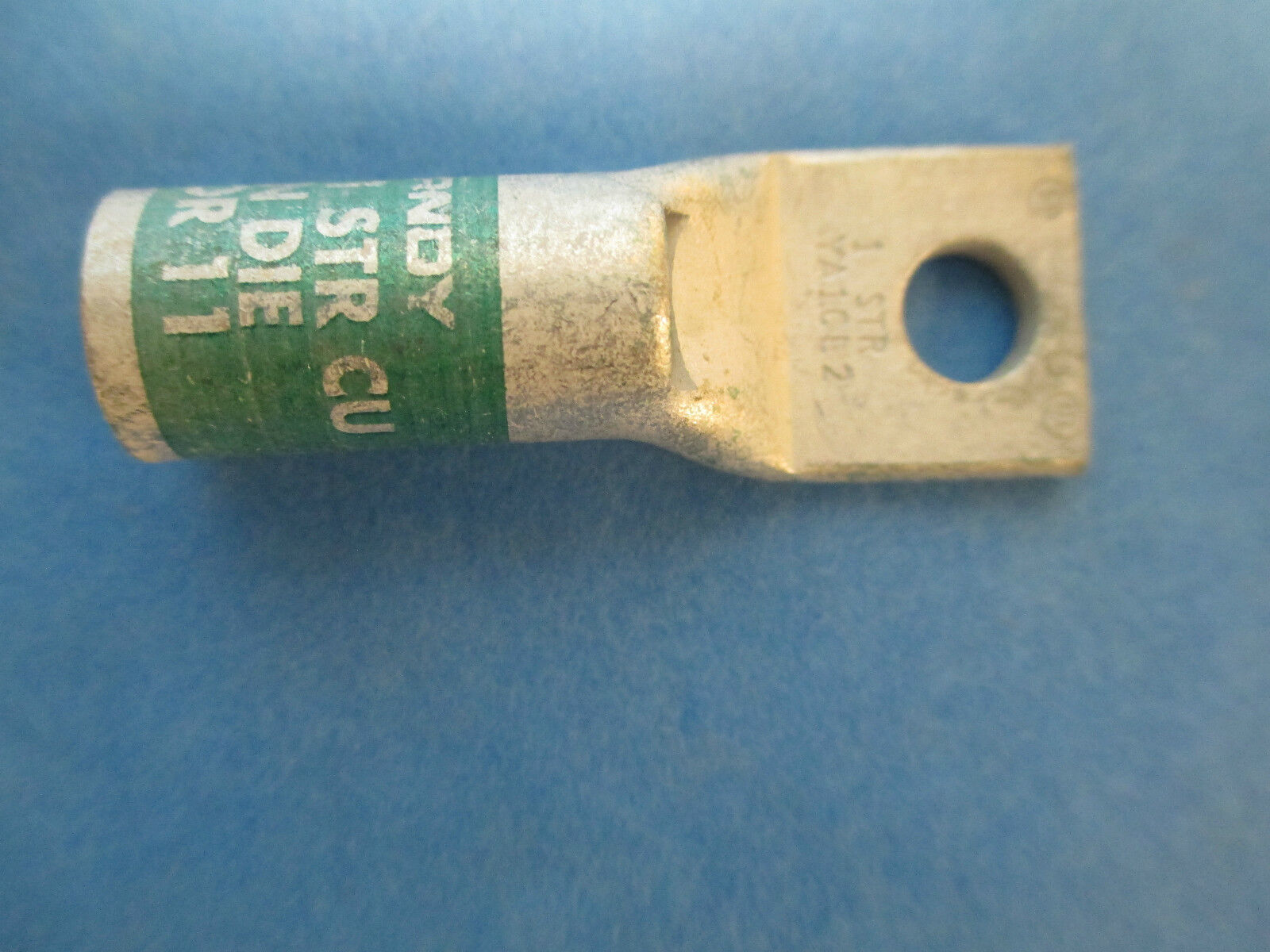 Burndy Crimp Lug YA1CL2, 1STR CU, Green Die 11 or 375, New Surplus