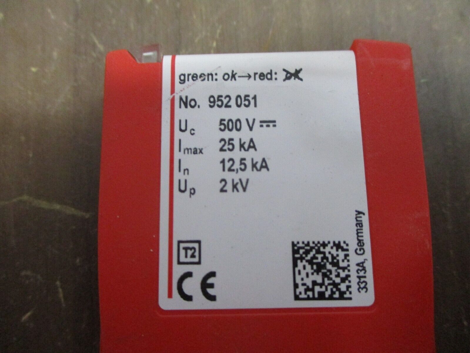 Dehn DEHNGuard DG MOD PV SCI 500 952 051 500V 2kV 25kV Max 12.5 kV Nominal Used