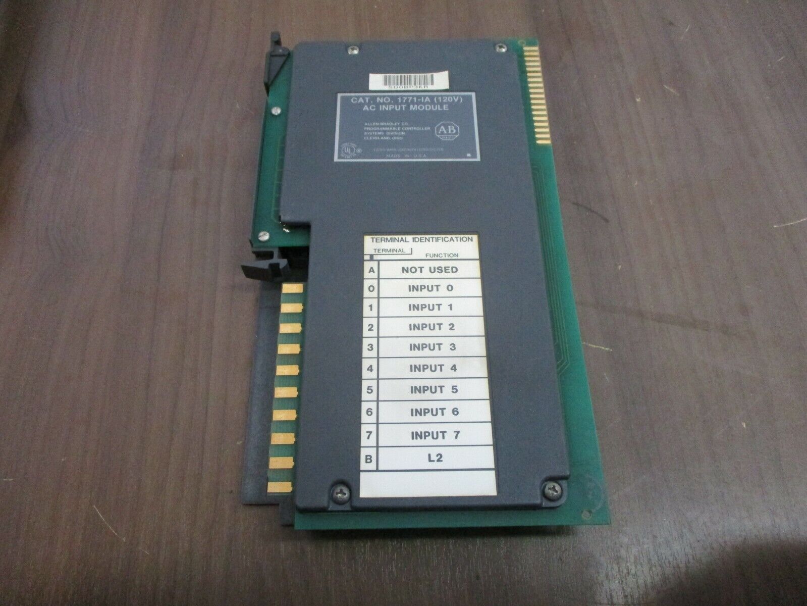 Allen-Bradley AC Input Module 1771-IA 120V Used