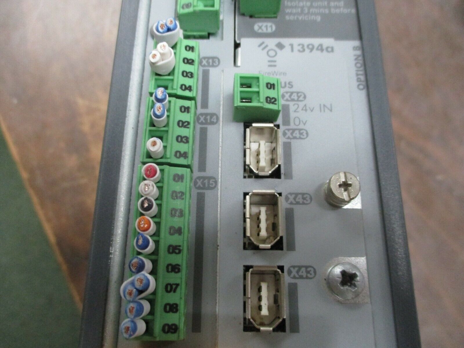 Parker Common DC Bus Drive 890CD/5/0004B/N/00/A/US FW: 3V8 Used