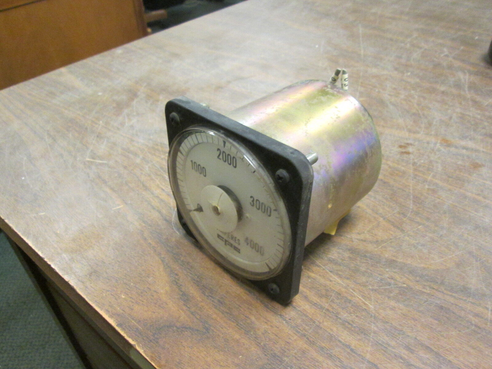 GE AC Ammeter 103131LSUE7PLD Range: 0-4000A *Missing Phase Plate Screw* Used