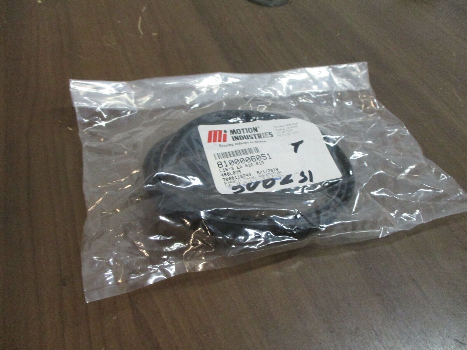 Motion Industries Timing Belt 480L075 New Surplus