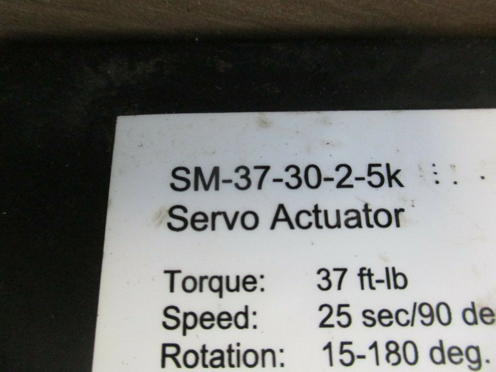 Preferred Instruments Servo Actuator SM-37-30-2-5K Torque: 37ft-lb Used 90° 180°