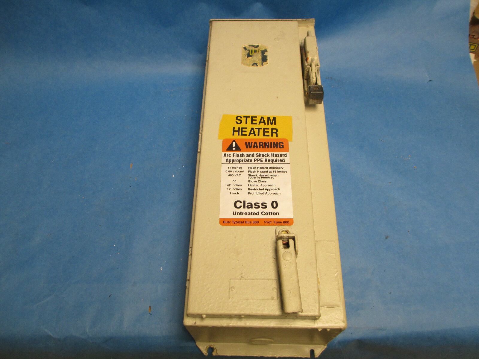 Square D Combination Starter, Size 1 120V Coil 3P Fusible Used