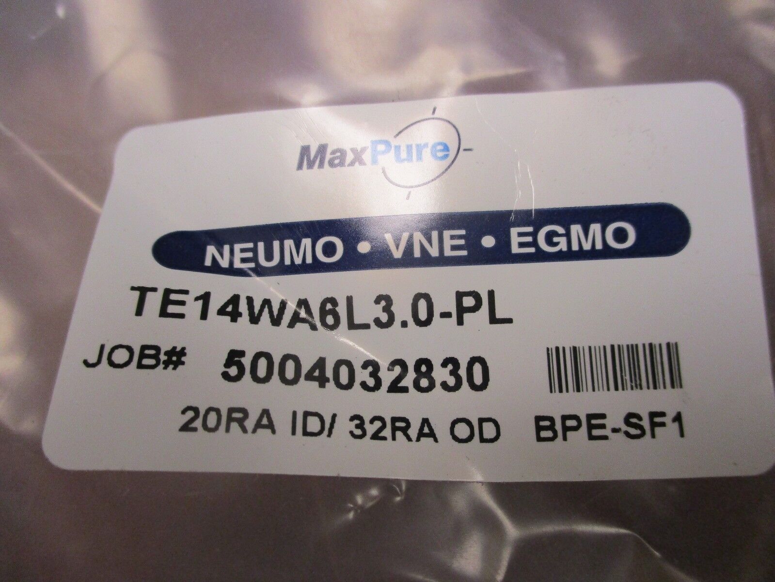 MaxPure Stub End TE14WA6L3.0-PL Size: 3" New Surplus