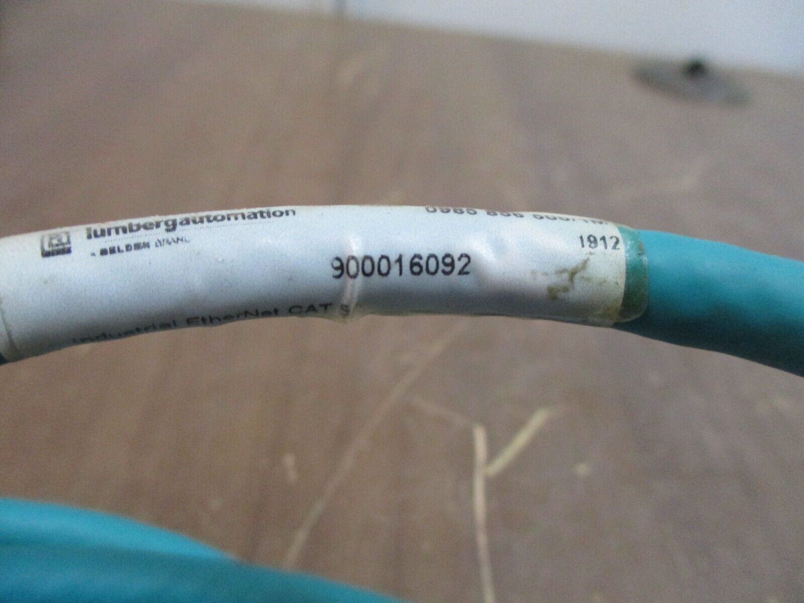 Lumberg Automation Industrial Ethernet CAT4e Patch Cable 900016092 Length: 1m