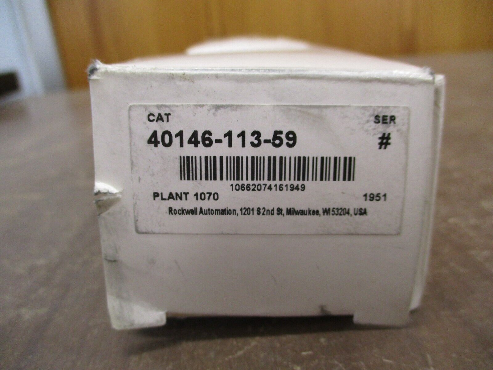 Allen-Bradley Limit Switch Operator Head 40146-113-59 *Missing Mounting Screw*