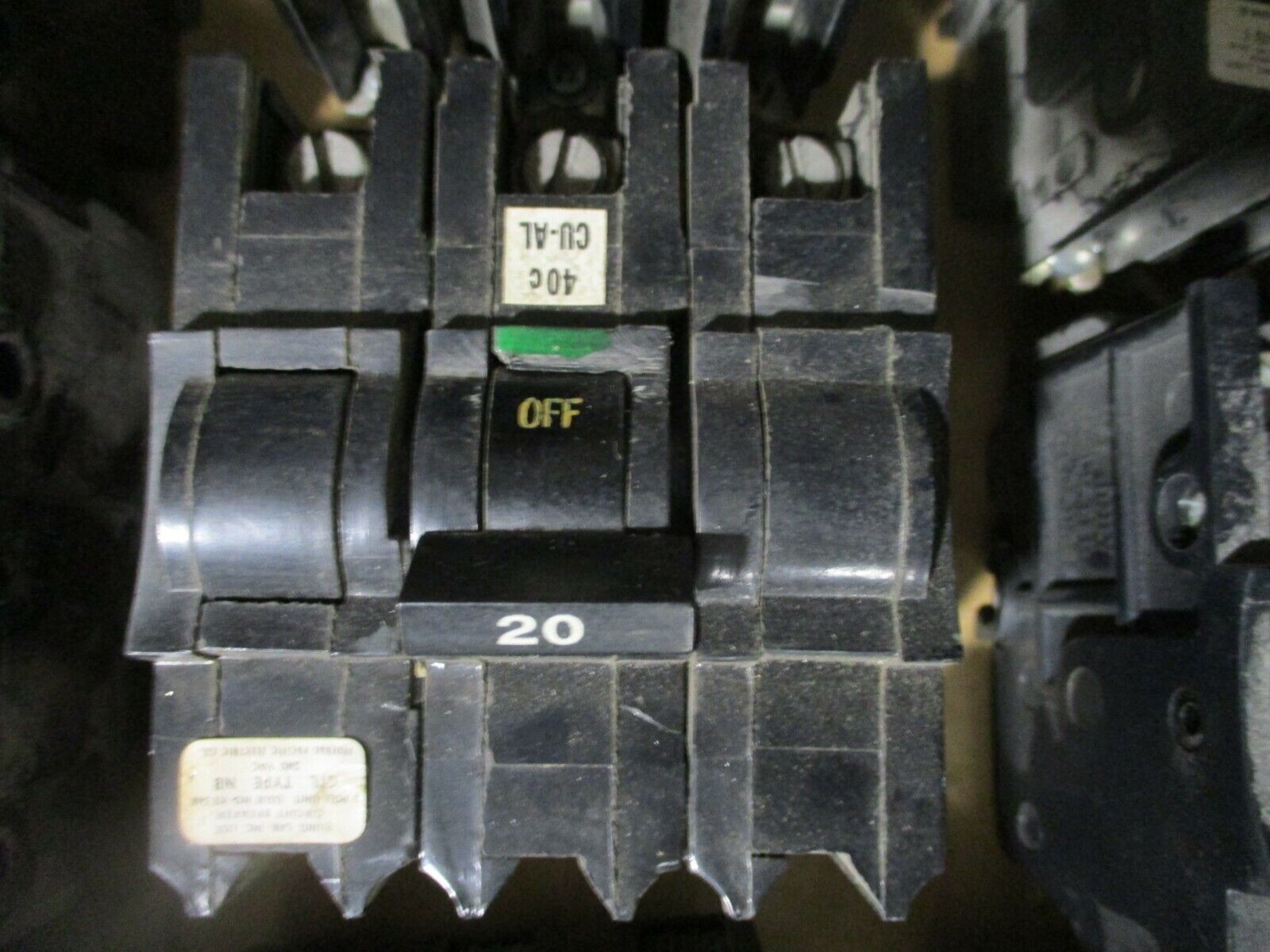 FPE Circuit Breaker NB231020 20A 240V 3P Used
