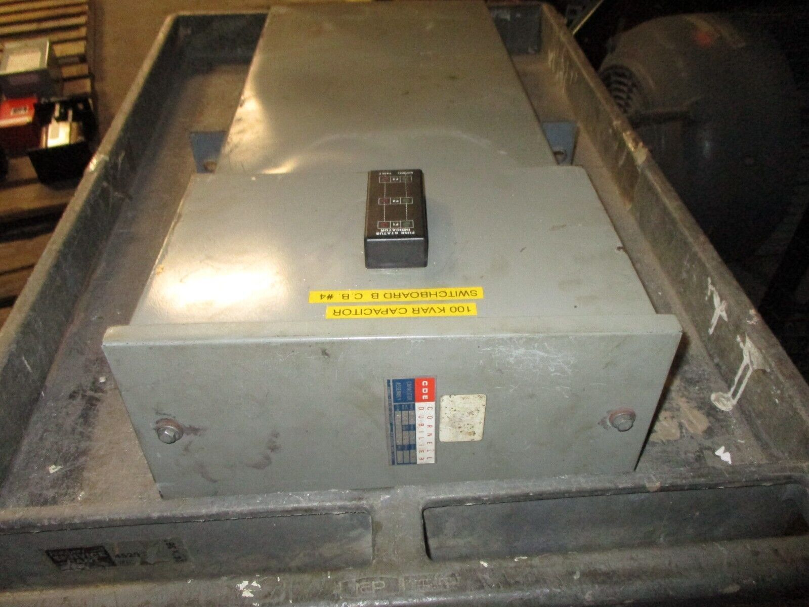 Cornell Dubilier Capacitor ICS0100 100KVAC 480V 3Ph 60Hz Used