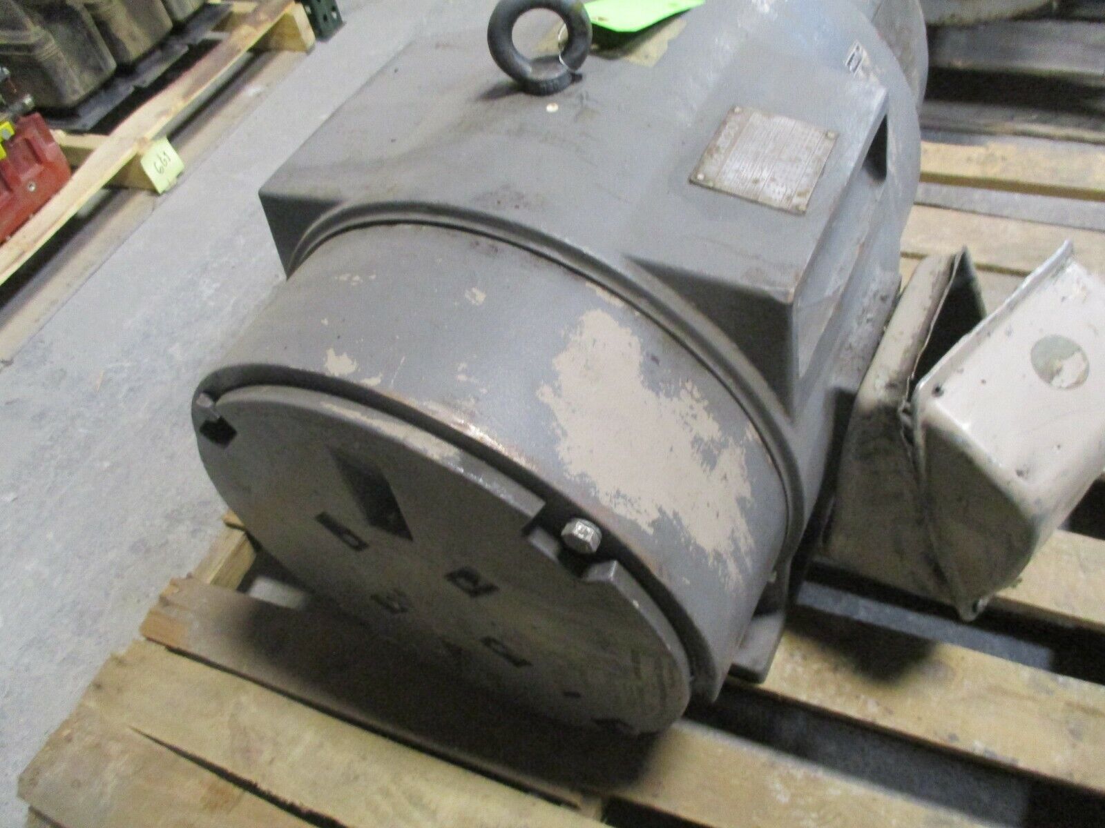 Hico AC Motor 911596-3 50HP 1200RPM 220/440V 123.8/71.5A 3Ph 60Hz Used