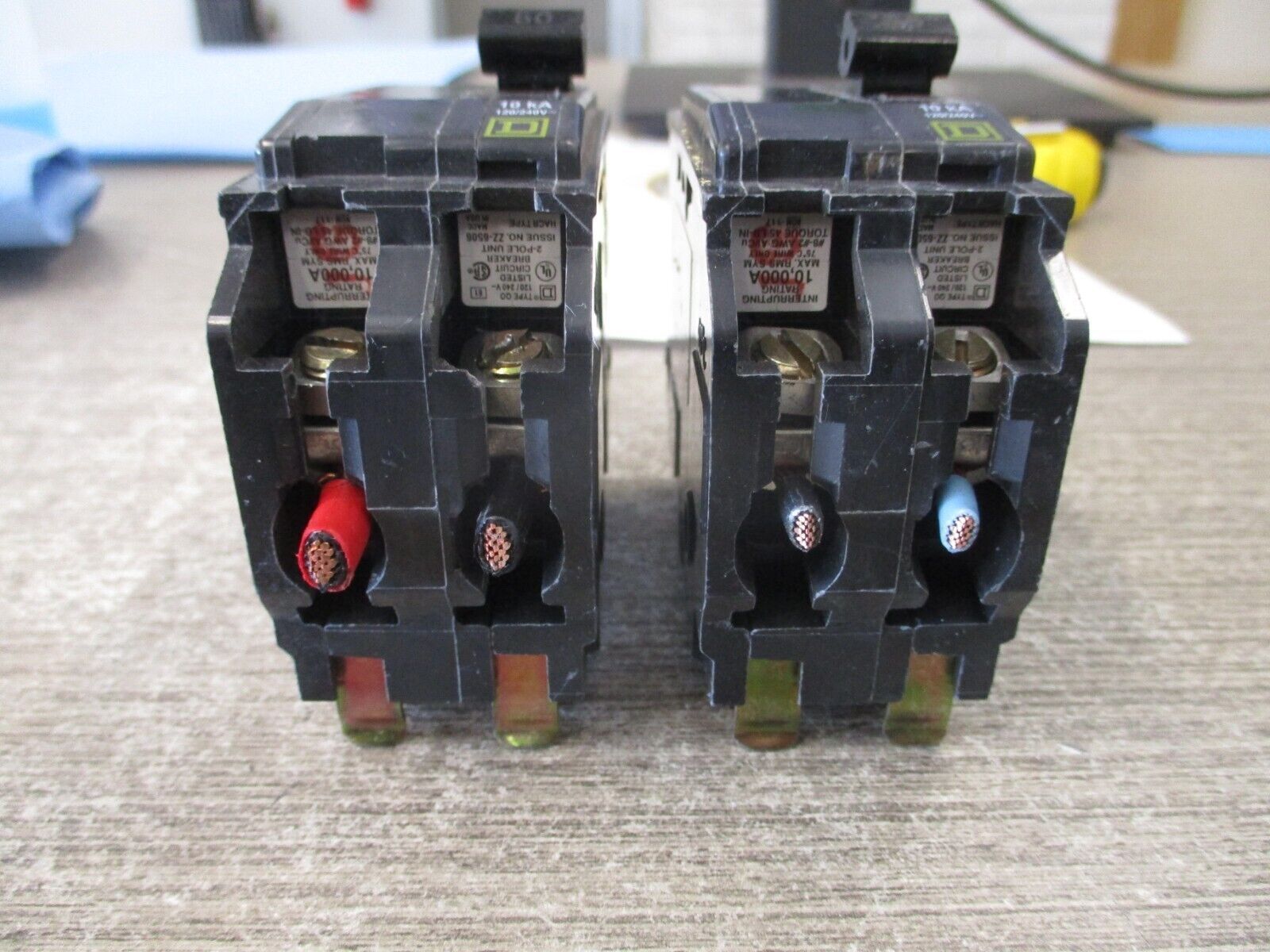 Square D Clip-On QO250 50A 120/240V 2P *Lot Of 2* Used