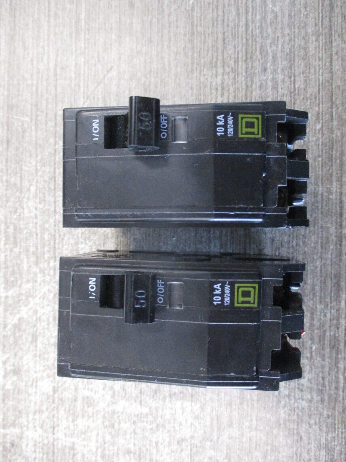 Square D Clip-On QO250 50A 120/240V 2P *Lot Of 2* Used