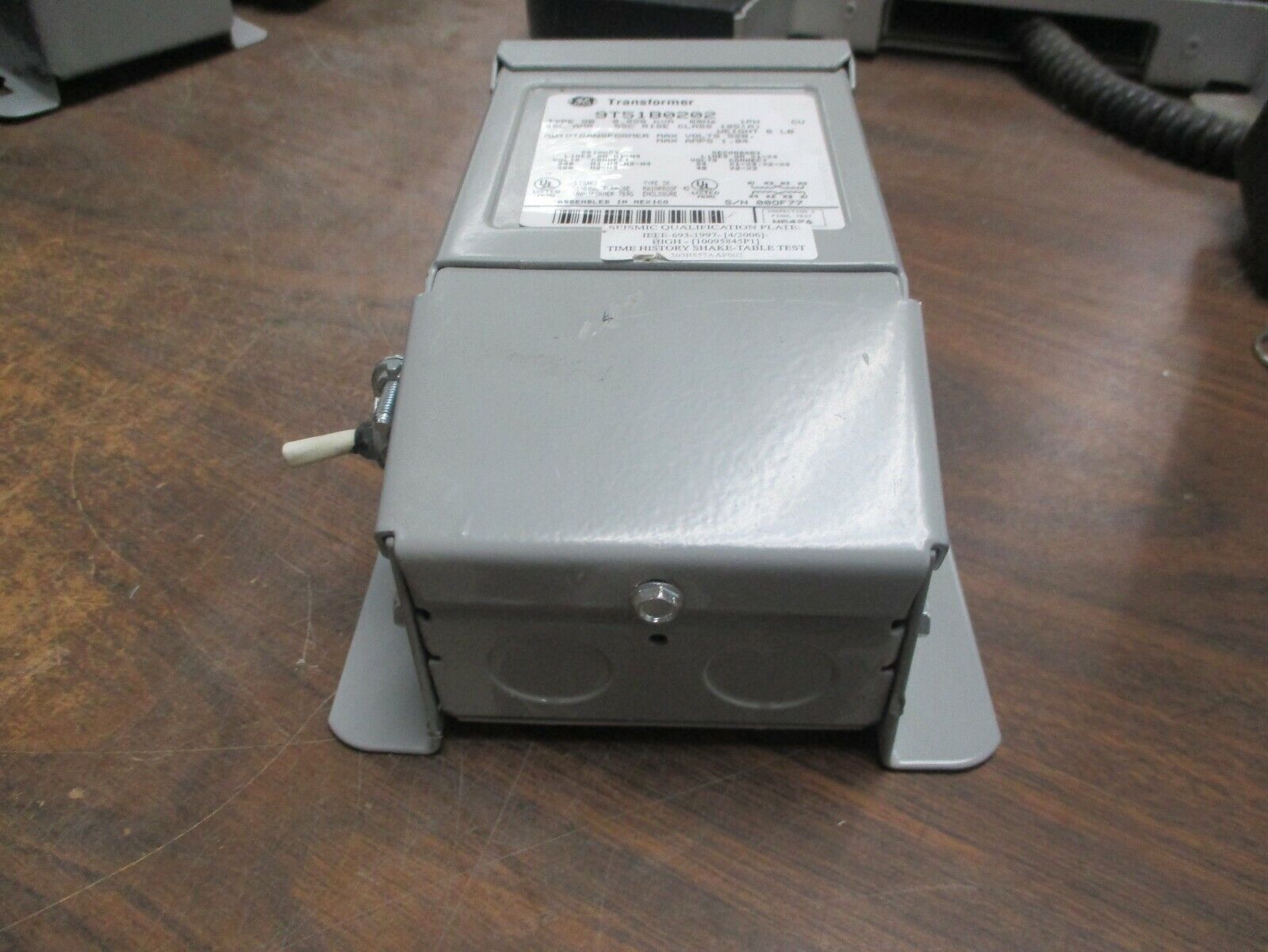 GE Type QB Transformer 9T51B0202 0.050kVA Pri:240/480V Sec:24/48V 60Hz 1Ph Used