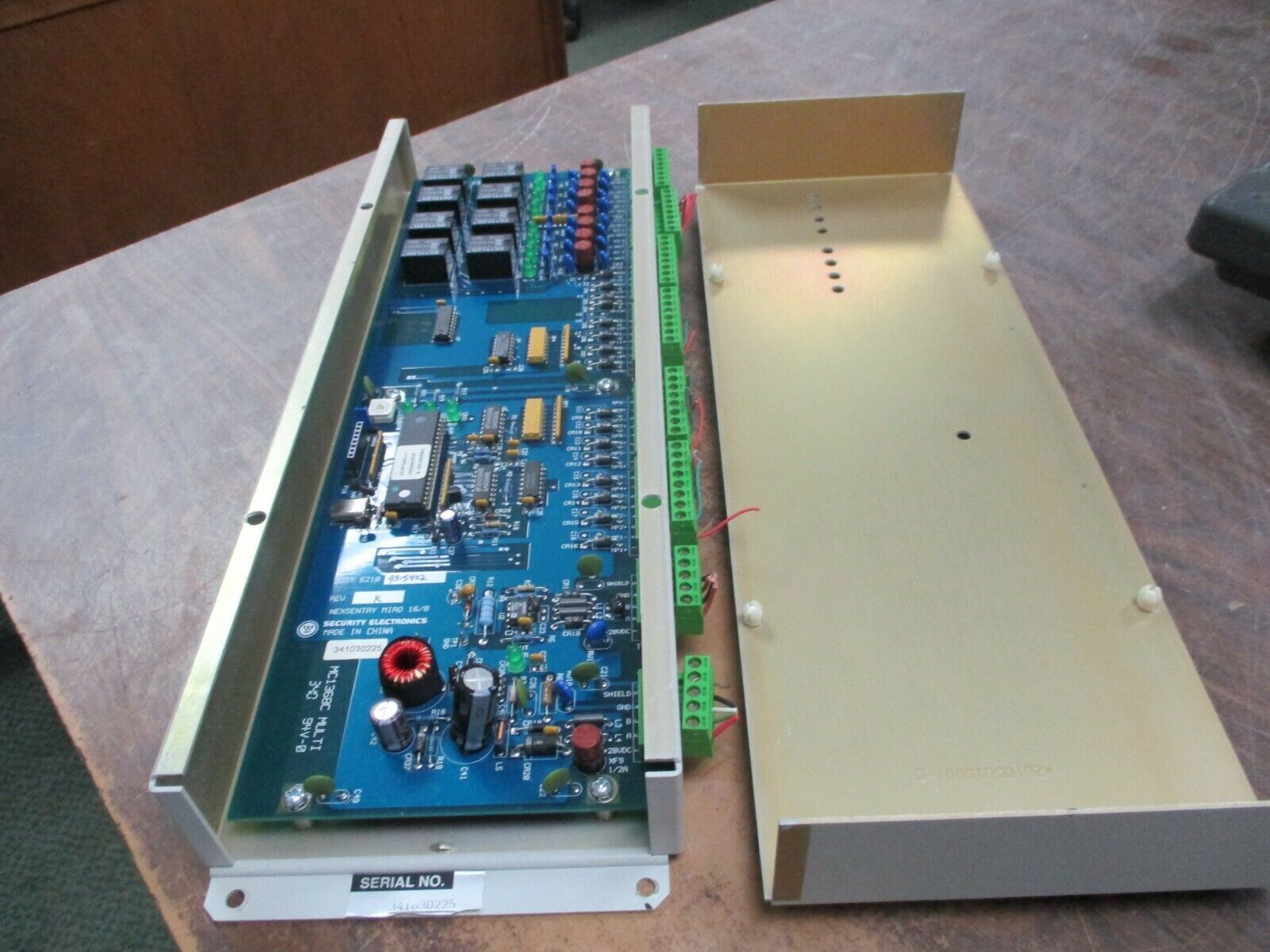 WSE NexSentry 4100 Series MIRO 16/8 Module 6210 9515002 Rev. K 28VDC Used