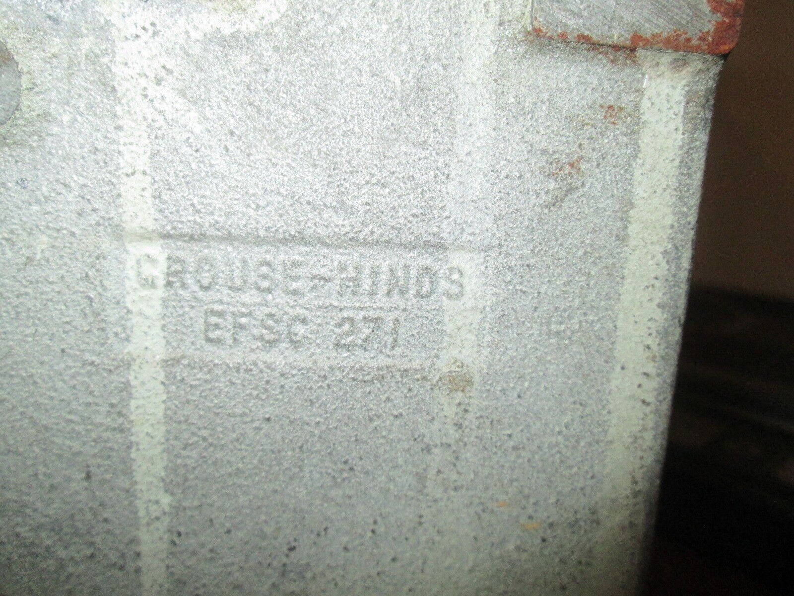 Crouse-Hinds Explosion Proof Outlet Box EFSC 271 3/4" Used