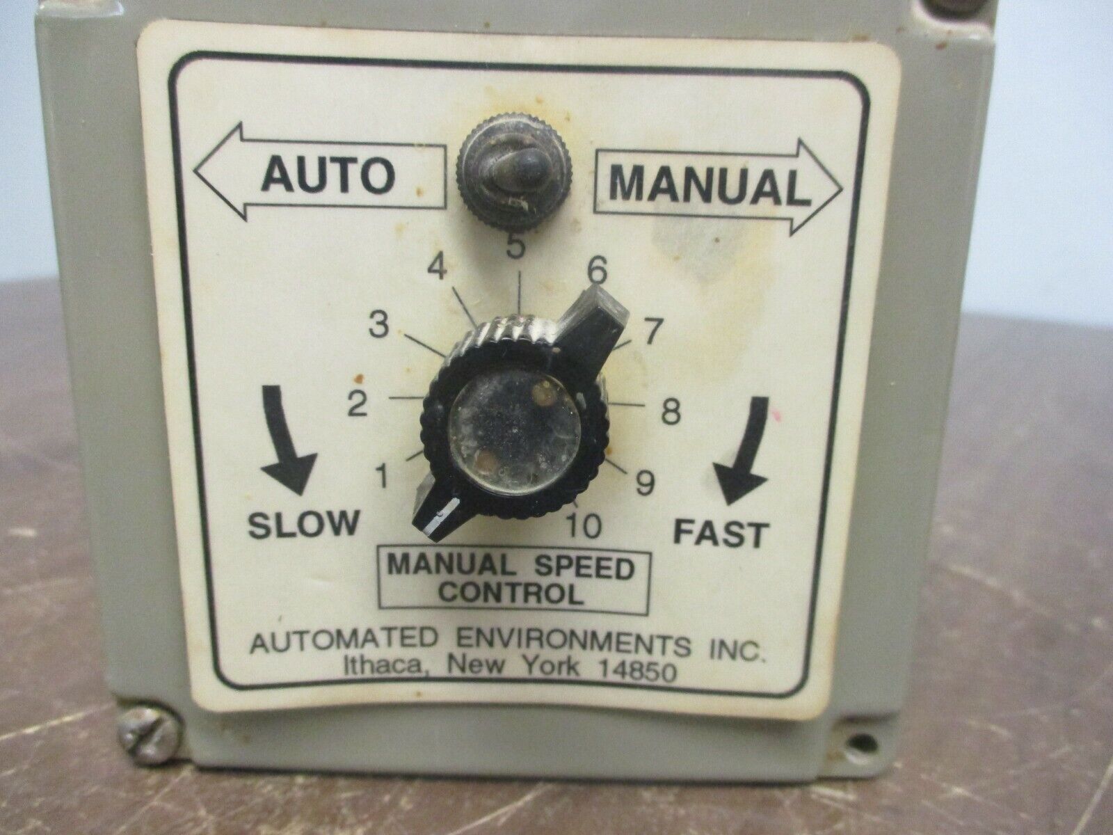 Automated Environments, Inc. Manual Speed Control Used
