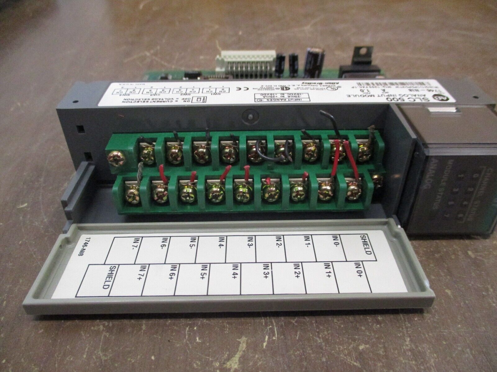 Allen-Bradley SLC 500 Analog Input Module 1764-NI8 Ser. A FRN 1.0 Used