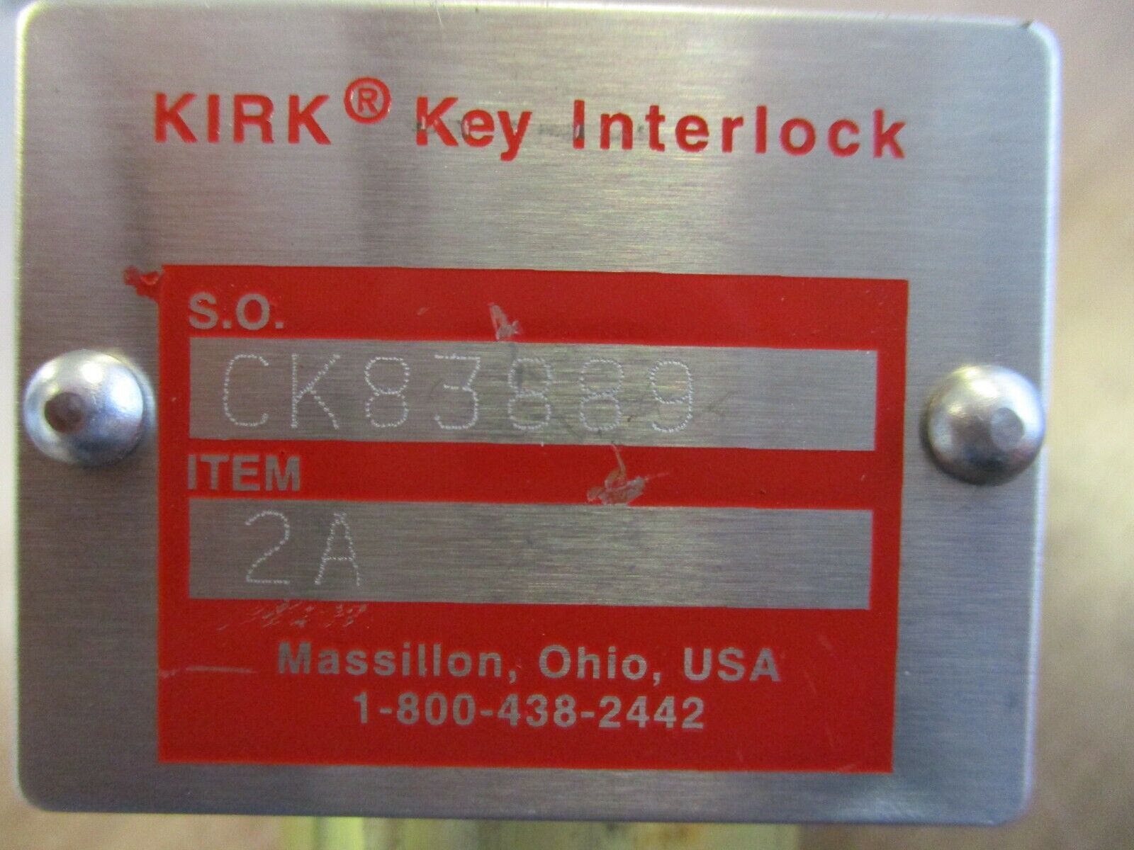 Kirk Interlock CK83889 Used