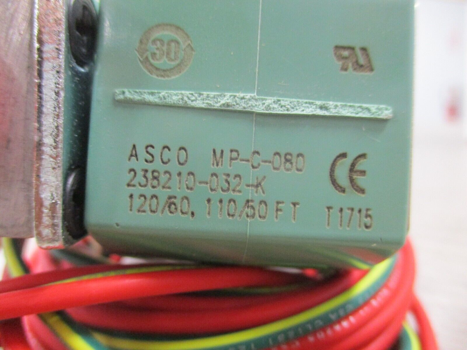Asco Solenoid Valve L8040H8 New Surplus