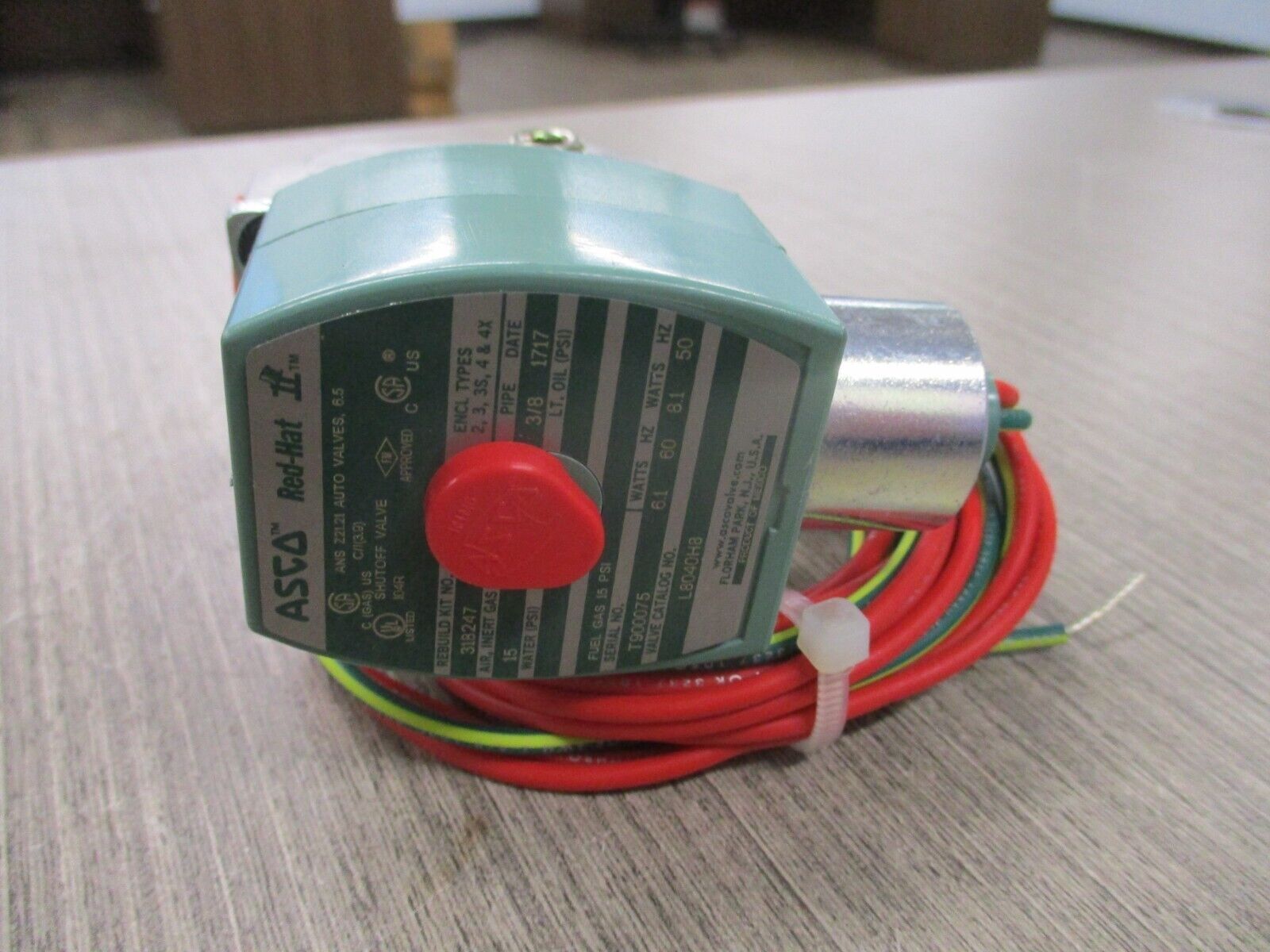 Asco Solenoid Valve L8040H8 New Surplus